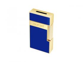 S.T.Dupont Biggy golden, Lack blau 