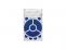 S.T. Dupont Feuerzeug Linie 2 Golfstream Palladium blau