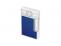 S.T. Dupont Feuerzeug Linie 2 Golfstream Palladium blau